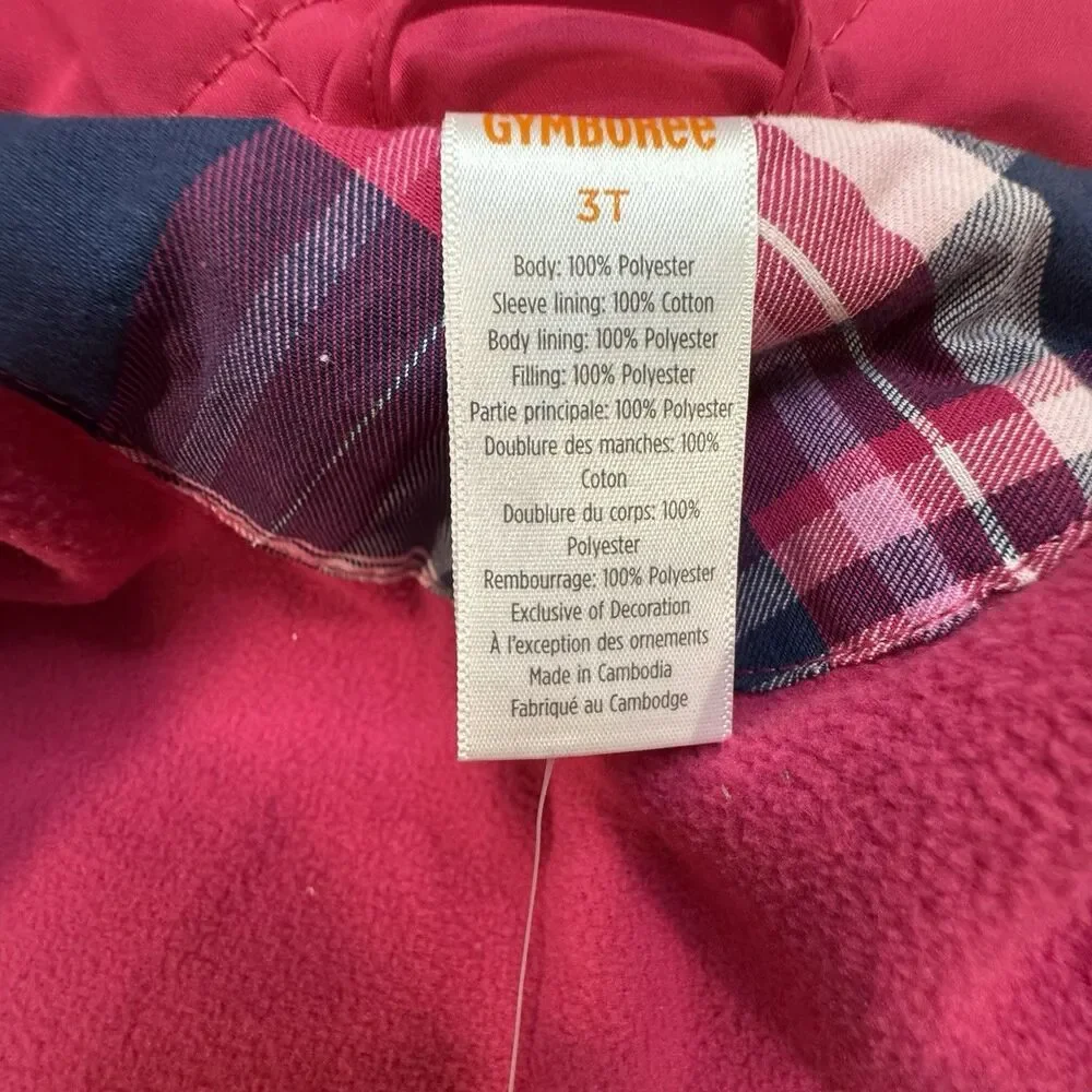 Gymboree Women's Pink and Red Jacket